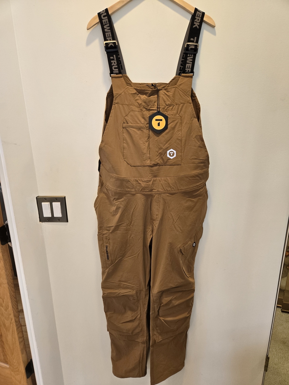 Tech-Utility Brown Insulated Bib Jumpsuit
